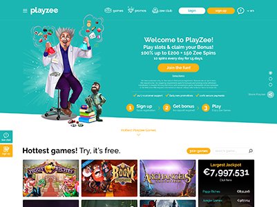 Playzee website