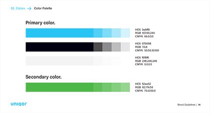 Uniqor brand identity